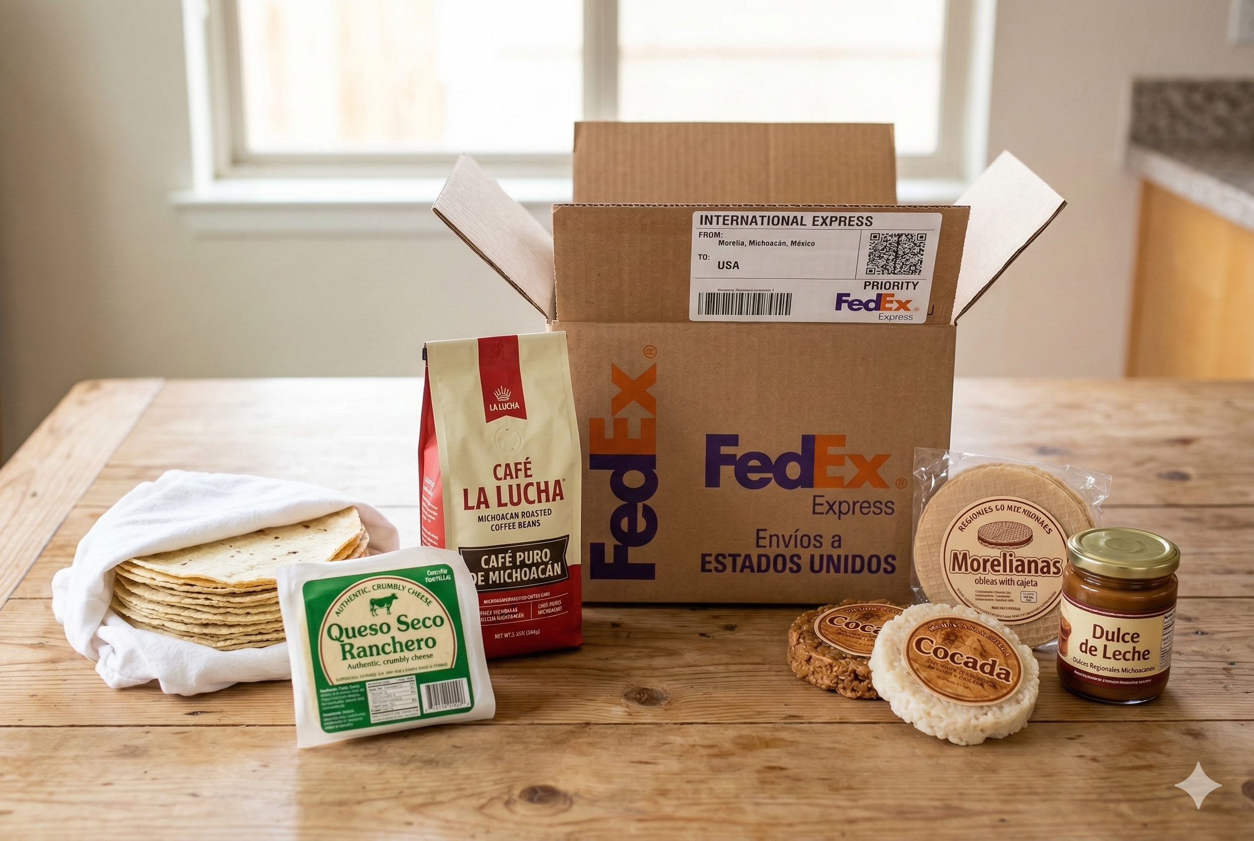 💰$1,800 Envía 2kg de alimentos a USA